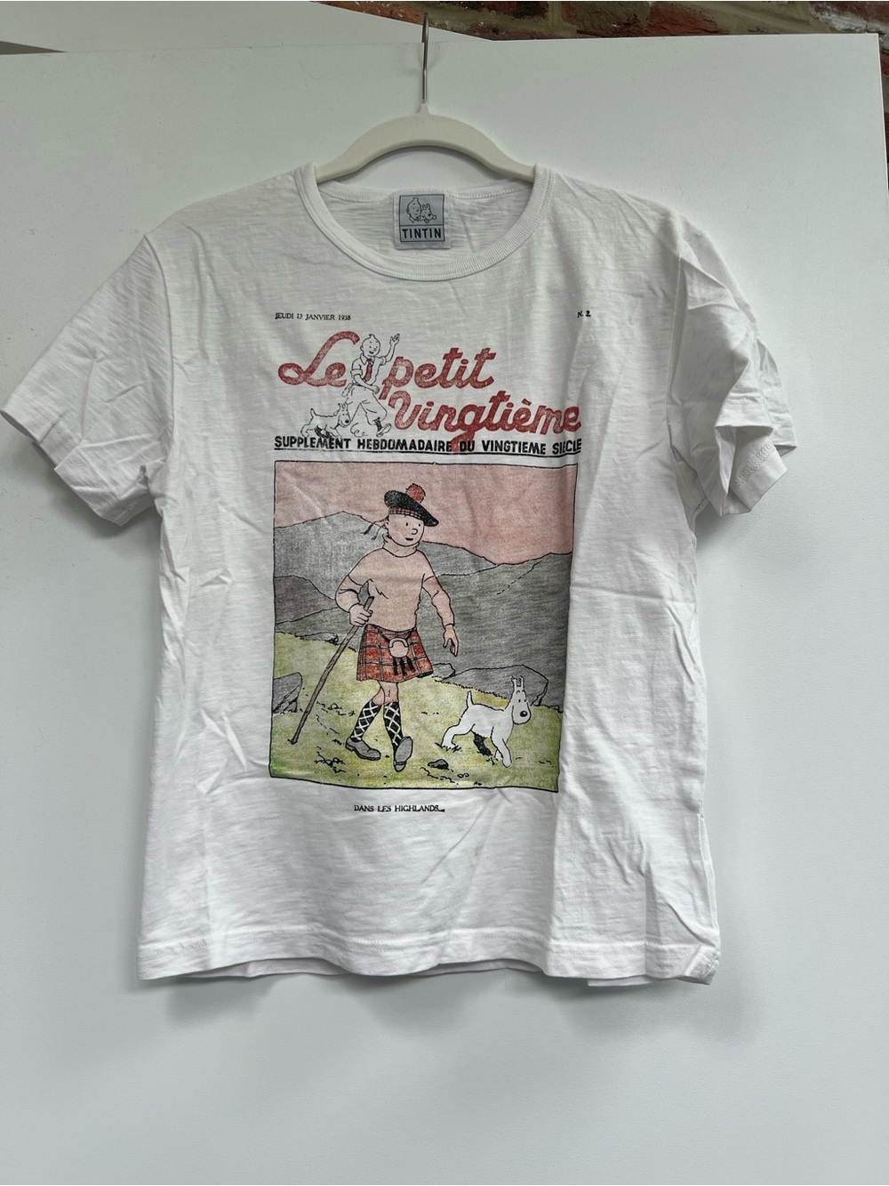 Tintin Le Petit Vingtième Graphic T-shirt